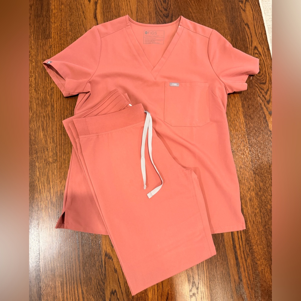 Mauve Scrub Set